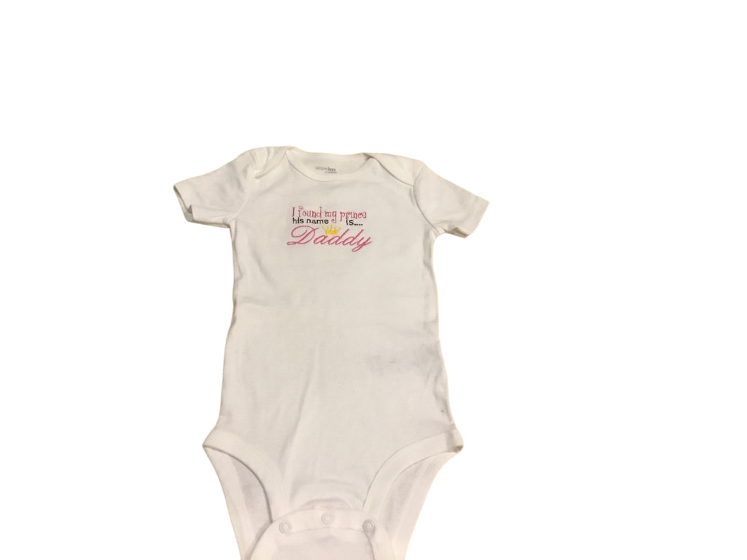 18M - I found my prince, his name is daddy onesie