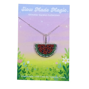 Watermelon Pendant Necklace