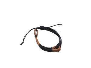 Men's leather bracelet