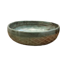 Large Patinated Copper Bowl