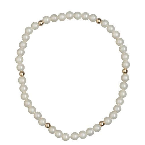 Bitsy Pearl & 14k Gold Bracelet