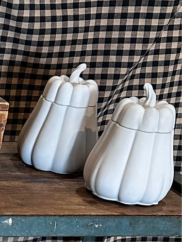 White Pumpkin Candle- Cedar & Cinnamom