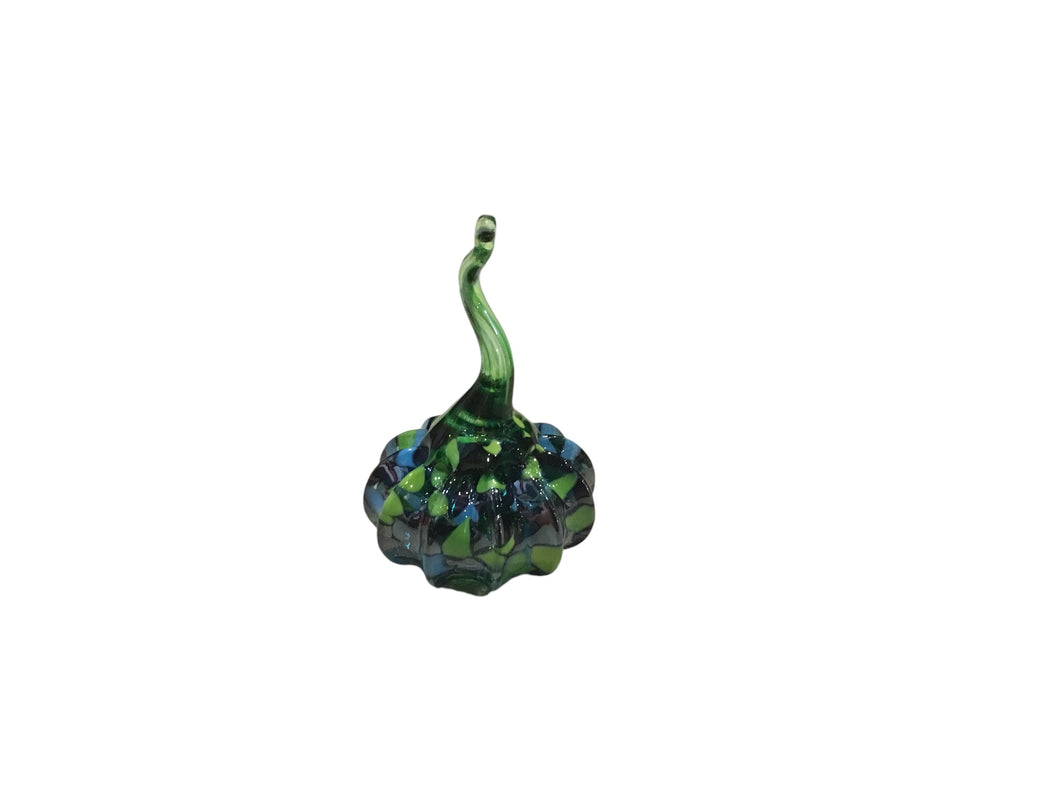 Green/Blue mini pumpkin