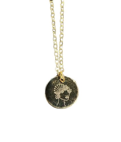 Gold Portrait Sketch