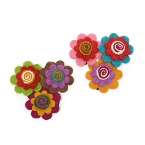 Two Layer Spiral Flower Hair Band