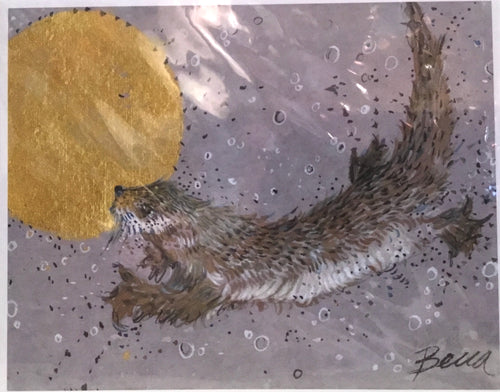 Otter gold moon