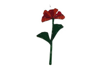 Single Stem Suncatcher-Orange/Red