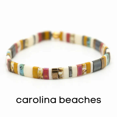 Carolina Beaches - Tila Bead Bracelets