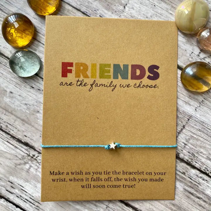 Friends Wish Bracelet Blue