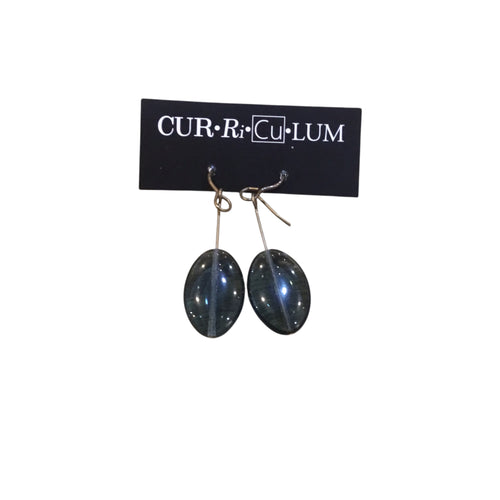 Sky Blue Czech Glass Earrings