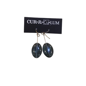 Sky Blue Czech Glass Earrings