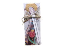 Small Wood Block Angel "Go to the people and the places that set a spark in your soul."