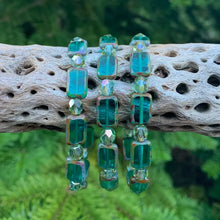 Rectangle Glass Elastic Bracelet