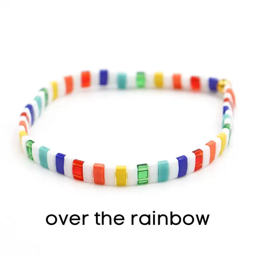 Over the Rainbow- Tila Bead Bracelets (Copy)