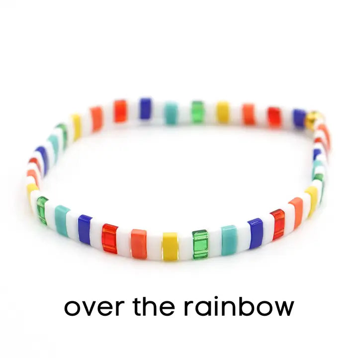 Over the Rainbow- Tila Bead Bracelets (Copy)