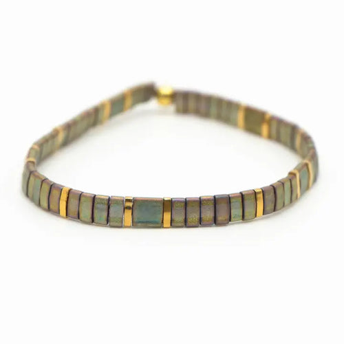 Grasslands - Tila Bead Bracelet Single