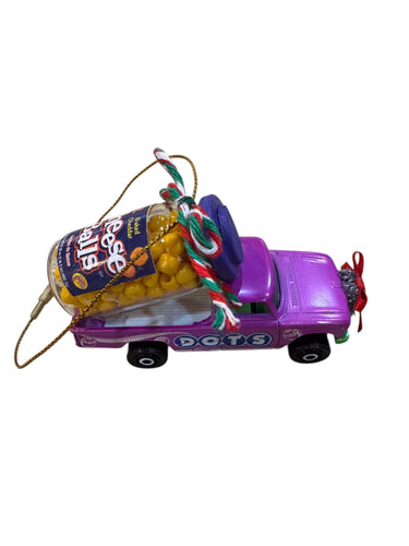 Cheese Balls in Dots Truck Ornament