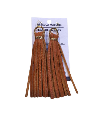 Tassel Earrings - Orange