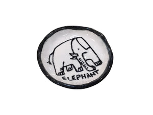 Elephant trinket soap dish