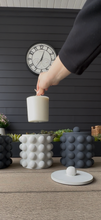Refillable XL Black Bubble Candle- Amber & Absinthe