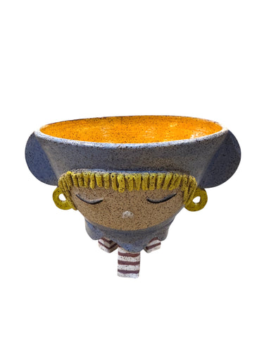 Face Bowl - Blue