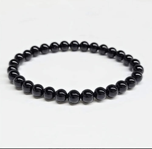 Black Obsidian Bracelet--8 mm