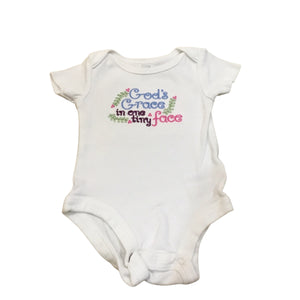 Newborn Onesie - God's Grace In One Face