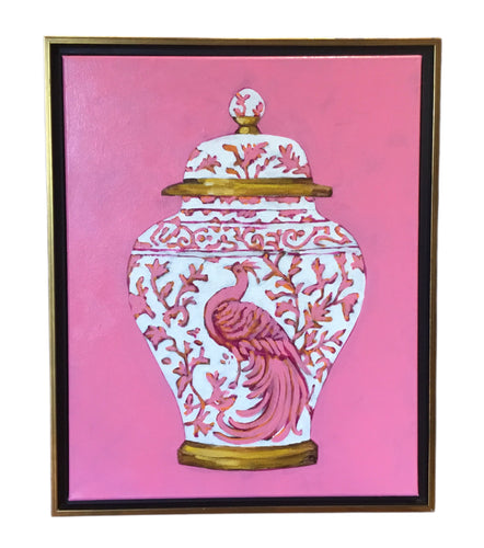 Pink Ginger Jar I