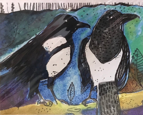 Magpie sunrise