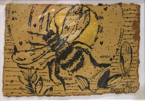 Spring bee gold moon