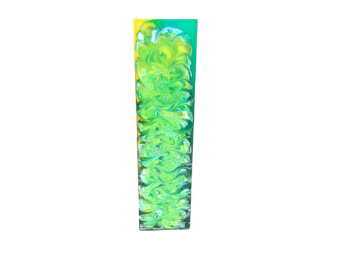 Green Swirl in Resin