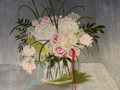 Gray Floral