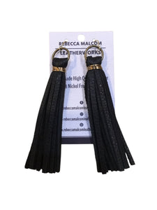 Tassel Earrings - Black