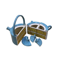 Cake Tea Set - Blue