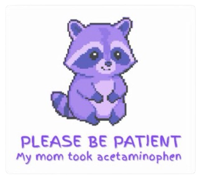 Please Be Patient My Mom Took Acetaminophen