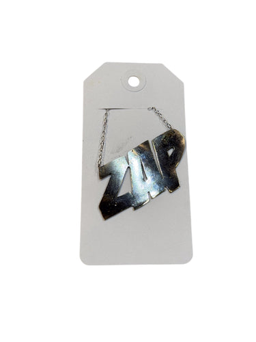 Silver Zap Necklace