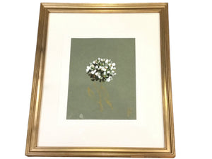 Hydrangeas matted W/ gold frame III