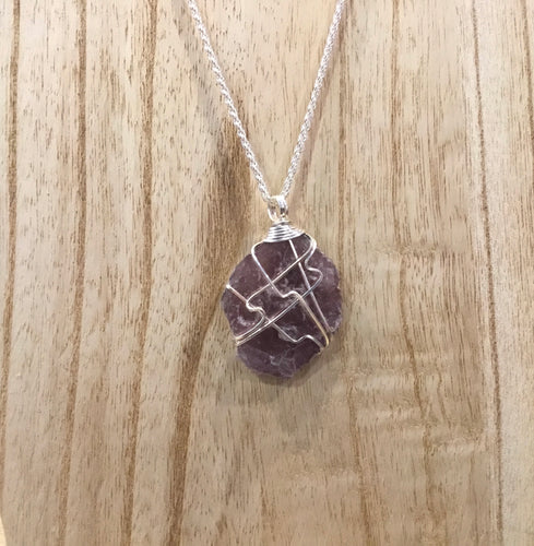 Lepidolite Pendant