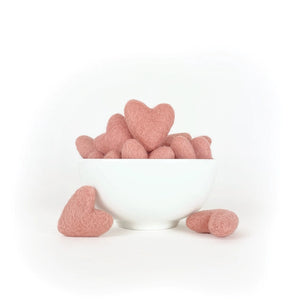 Felt Hearts