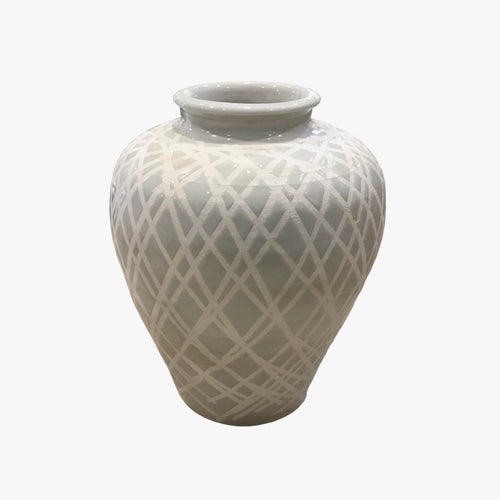 Caffeinated Spider Pale Aqua Vase