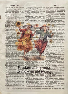 Dictionary Art Print - It Takes a Long Time