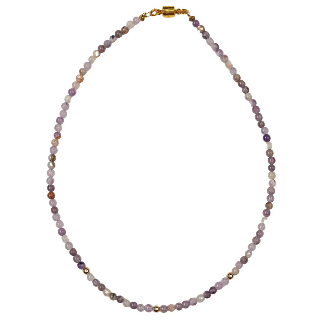 Flower Amethyst Choker