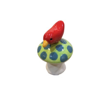 Toadstool with Bird
