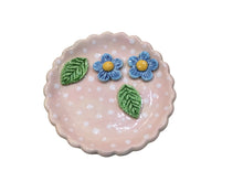 Small Round Plate with Flower