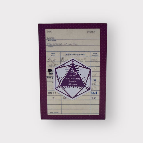 I'm Not Procrastinating, I'm on a Side Quest Magnet - D20