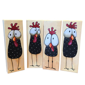 Whimsical Chickens