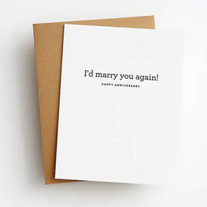 I'd Marry You Again