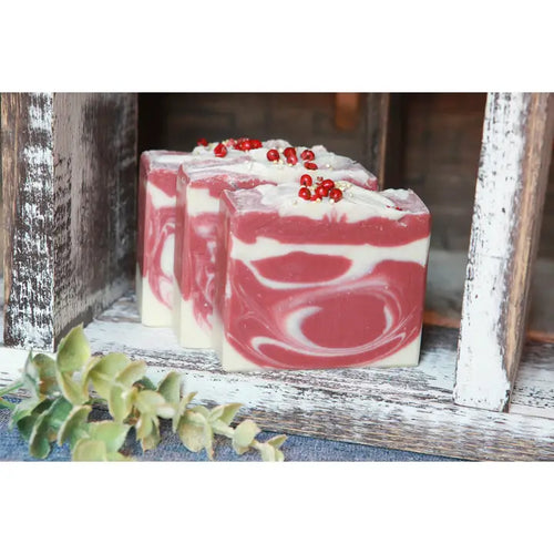 Peppermint Swirl cold process bar soap