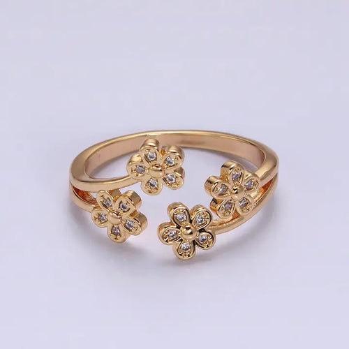 Multiple Daisy Flower Ring