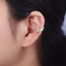 Butterfly Micro Pave Ear Cuff Earrings
